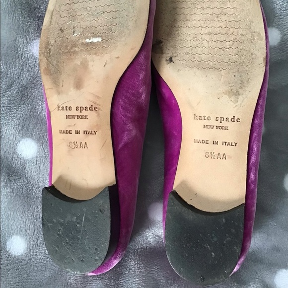 💖Host Pick💖 Kate Spade Velvet flats - Picture 8 of 10
